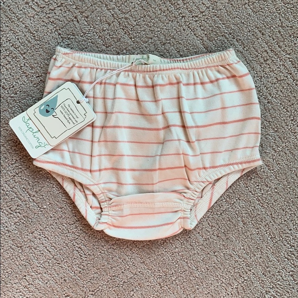 Sapling Child Peach Stripe Bloomer